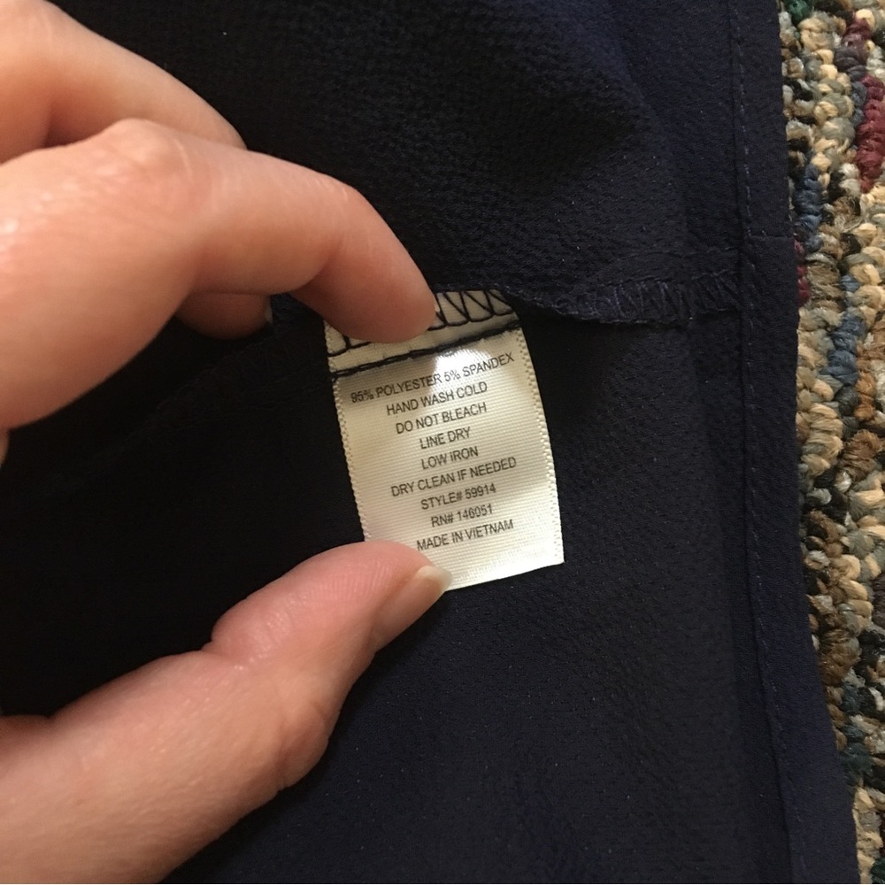 NWT Monteau Navy Blue Dress with Pockets! - Picture 4 of 6